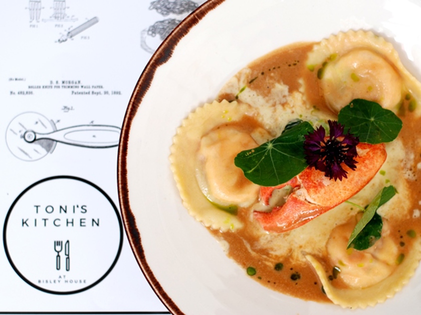 Toni's Kitchen at Bisley House Stroud Italian restaurant